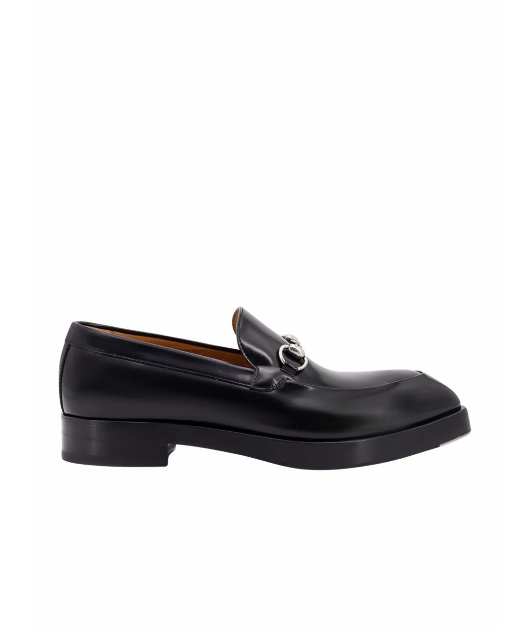 GUCCI Черные лоферы, фото 1