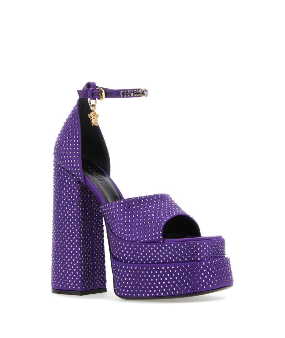 VERSACE Фиолетовые сандалии, фото 2