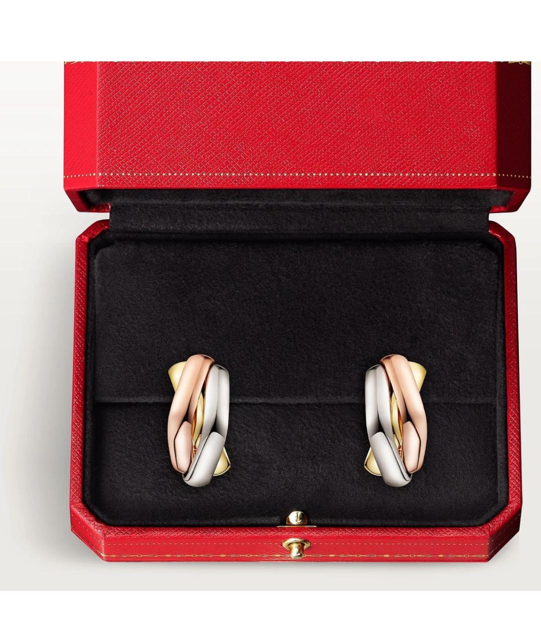 CARTIER Золотые серьги из желтого золота, фото 4