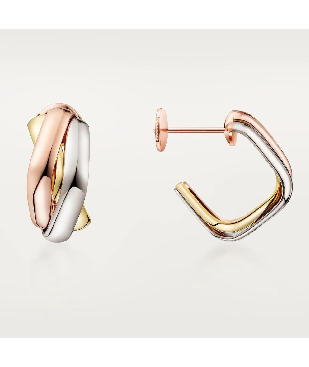 CARTIER Золотые серьги из желтого золота, фото 3