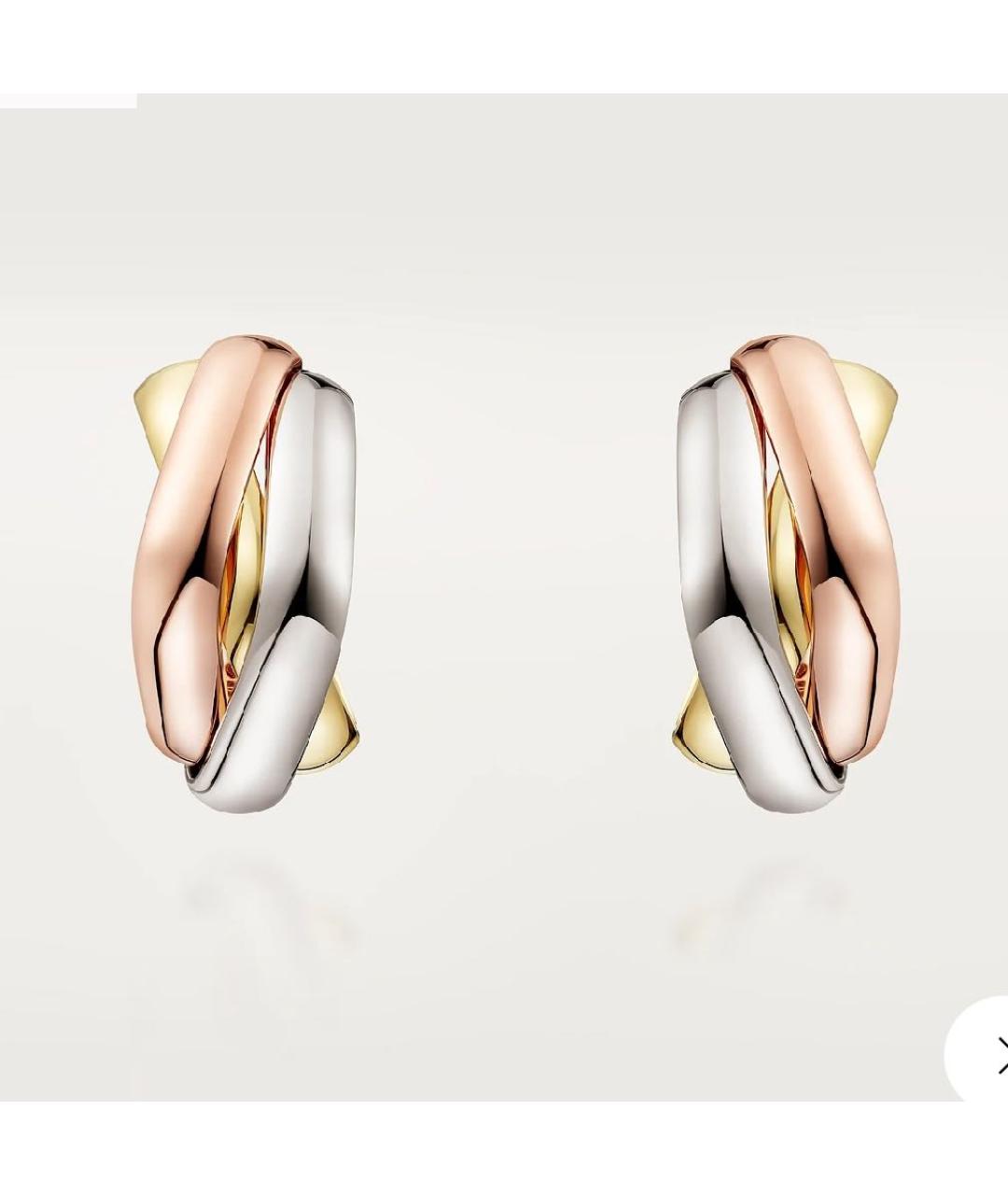 CARTIER Золотые серьги из желтого золота, фото 5