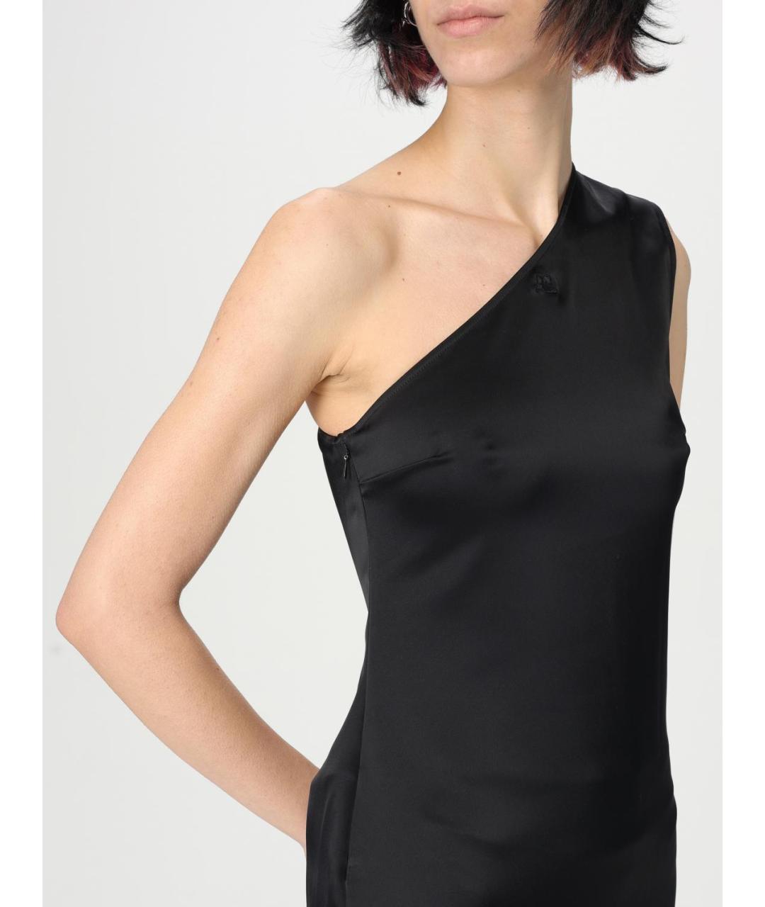 COURREGES Черное ацетатное платье, фото 5
