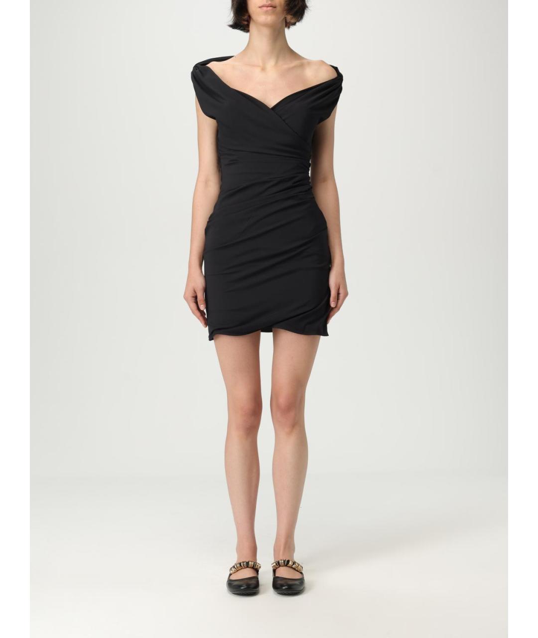 JACQUEMUS Черное коктейльное платье, фото 2