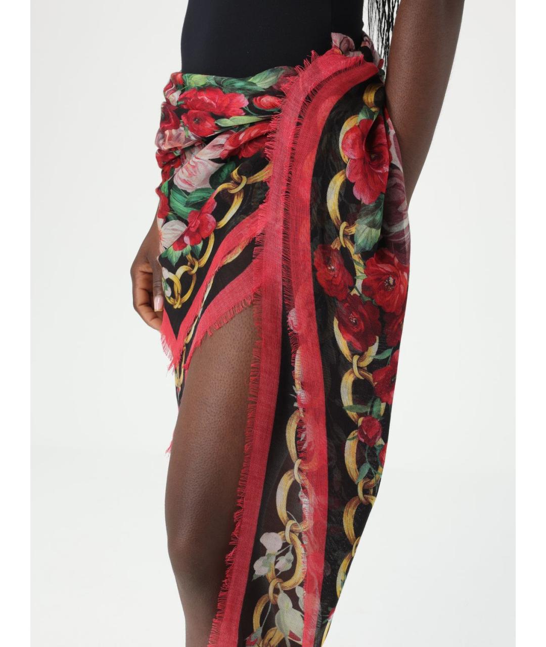 DOLCE&GABBANA Мульти шелковый платок, фото 4
