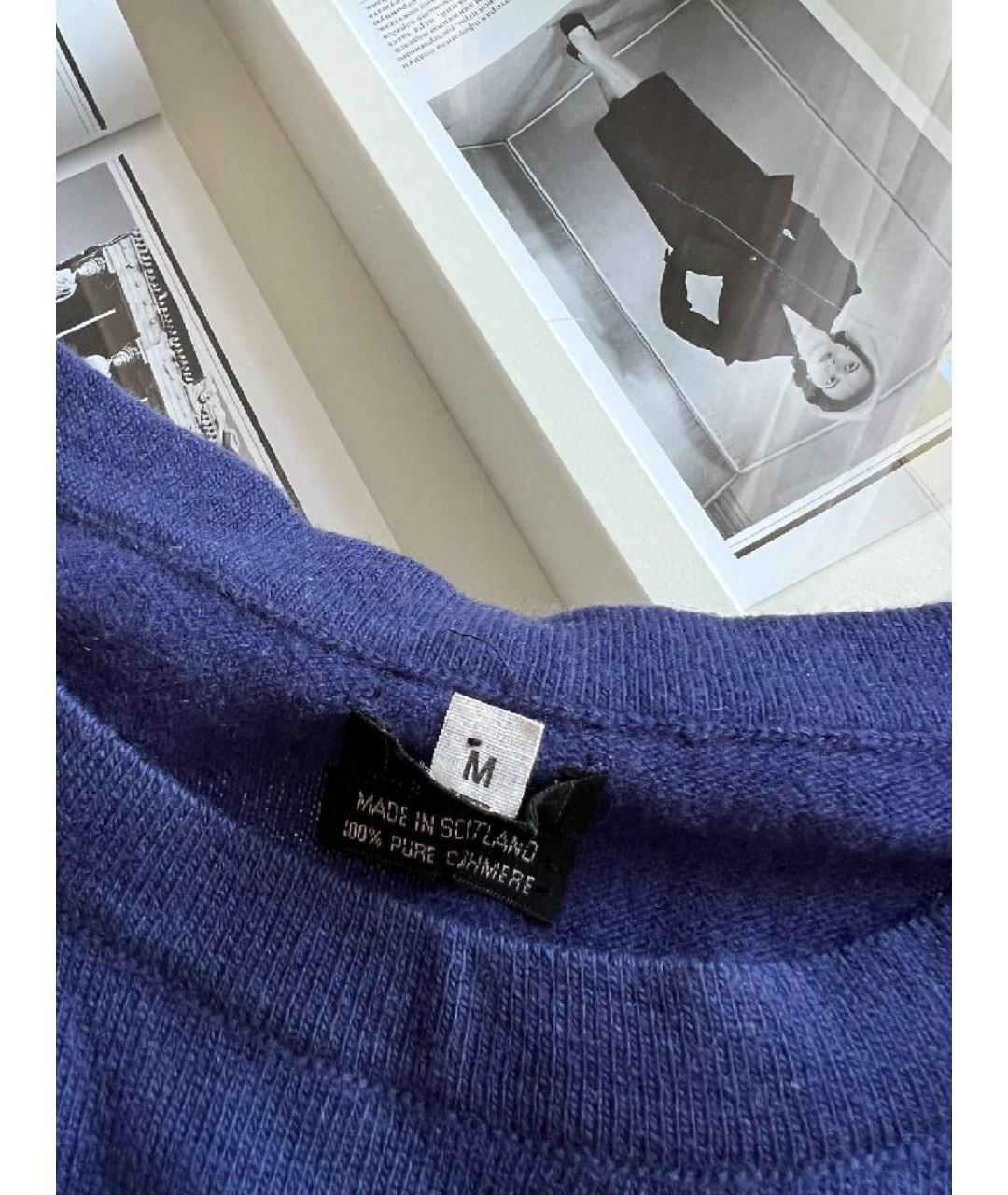 CHANEL Синяя хлопковая майка, фото 8