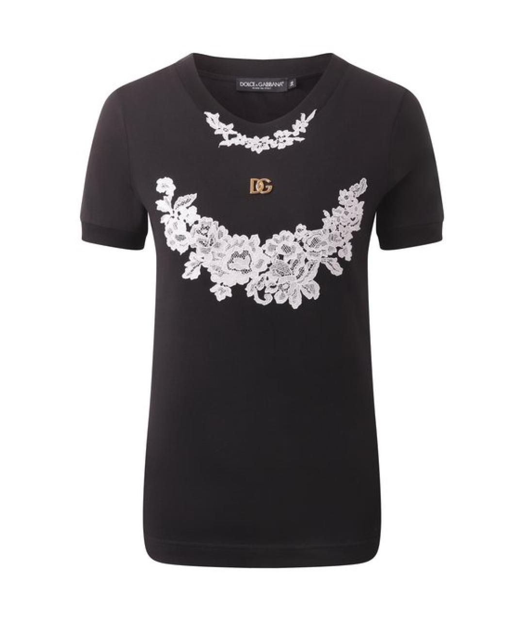 DOLCE&GABBANA Черная футболка, фото 1