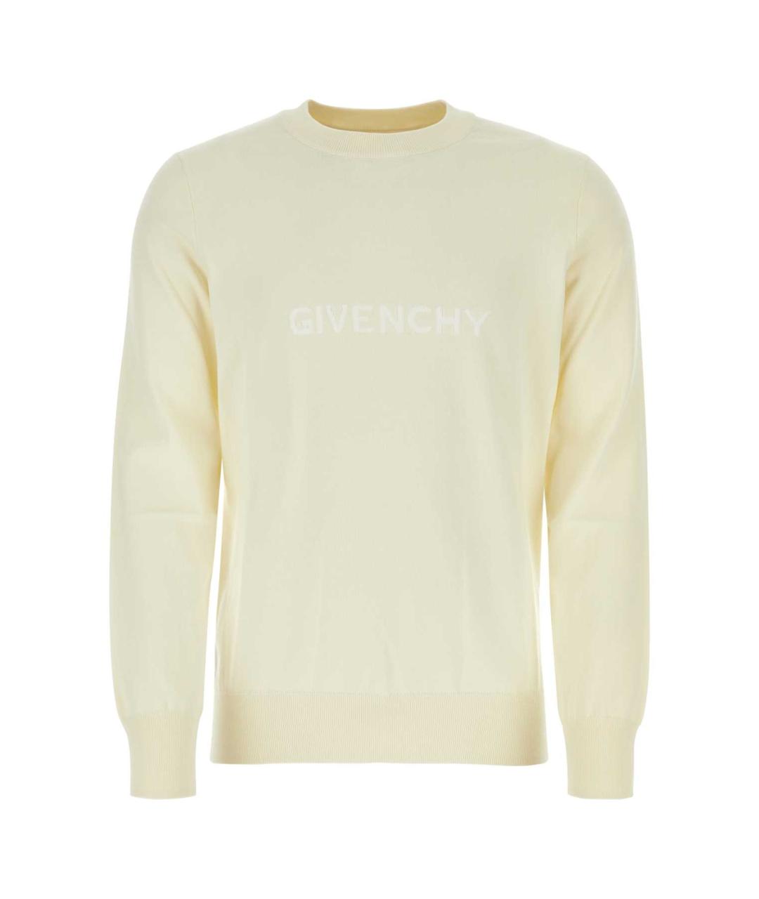 GIVENCHY Бежевый хлопковый джемпер / свитер, фото 1