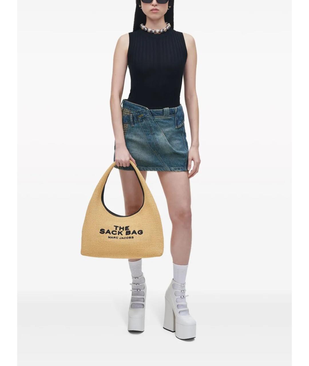 MARC JACOBS Бежевая сумка с короткими ручками, фото 3