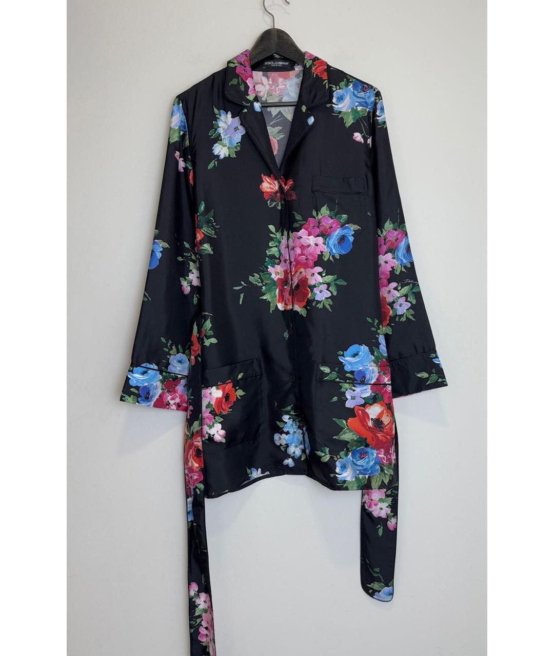 DOLCE&GABBANA Мульти шелковое вечернее платье, фото 7