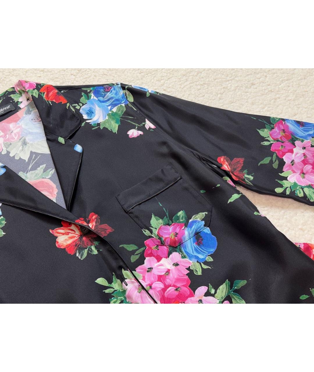 DOLCE&GABBANA Мульти шелковое вечернее платье, фото 6
