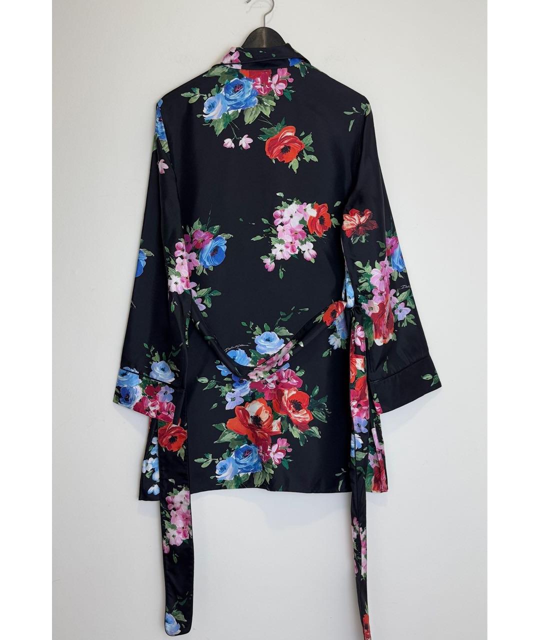 DOLCE&GABBANA Мульти шелковое вечернее платье, фото 2