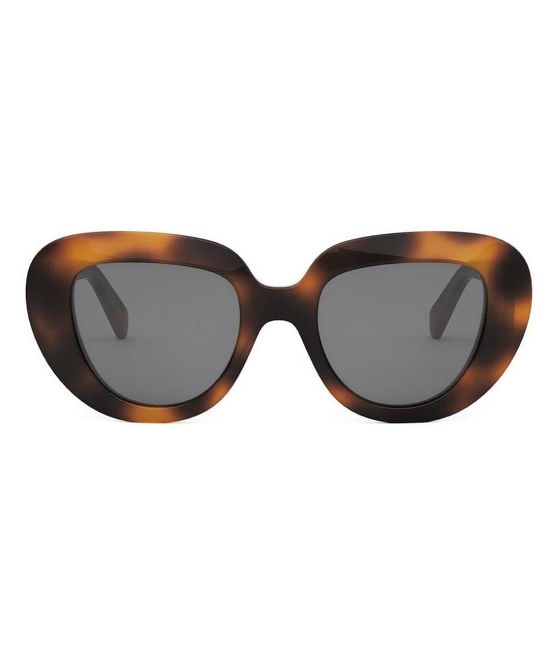 CELINE Коричневые солнцезащитные очки, фото 2