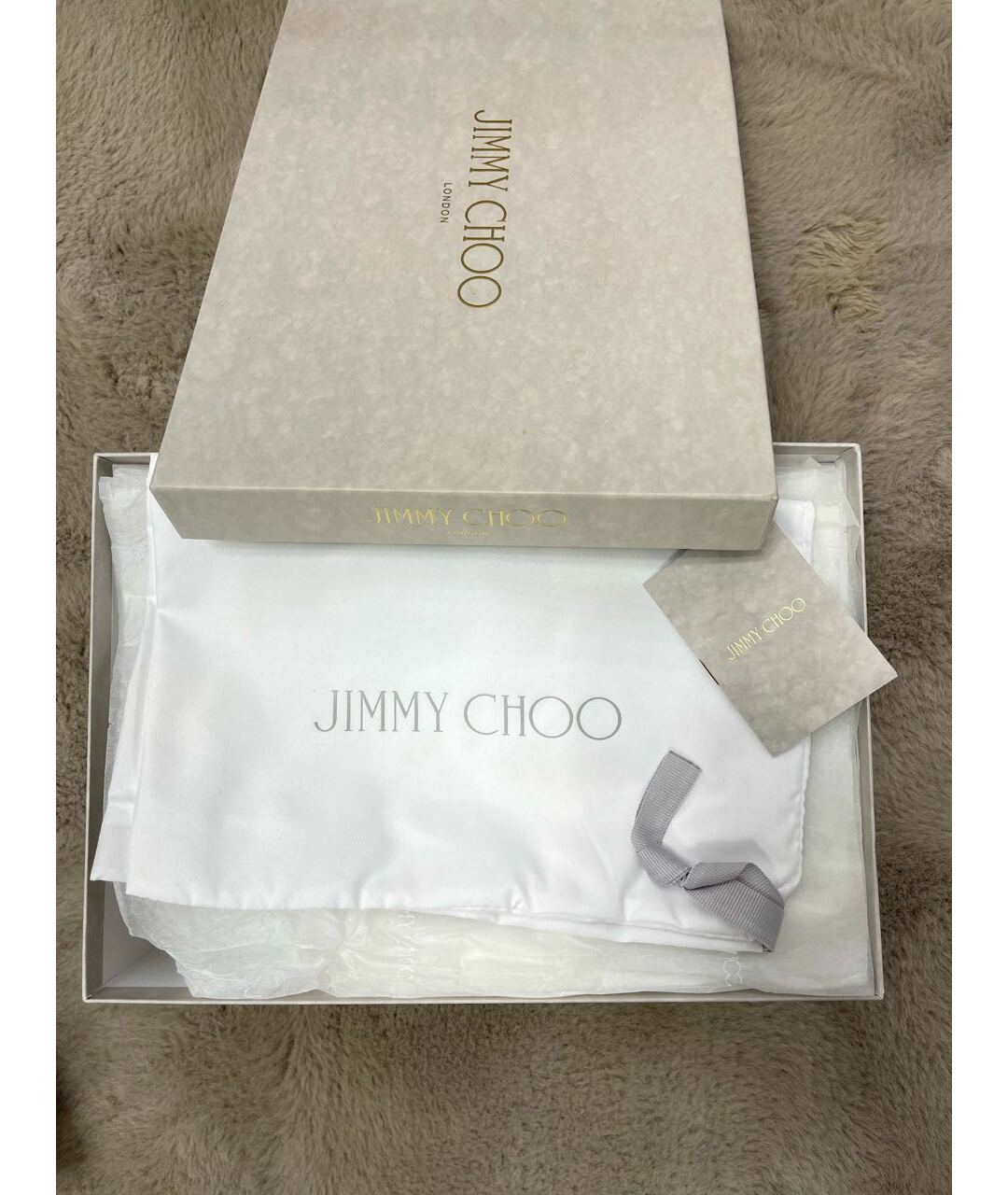 JIMMY CHOO Бежевые замшевые туфли, фото 5