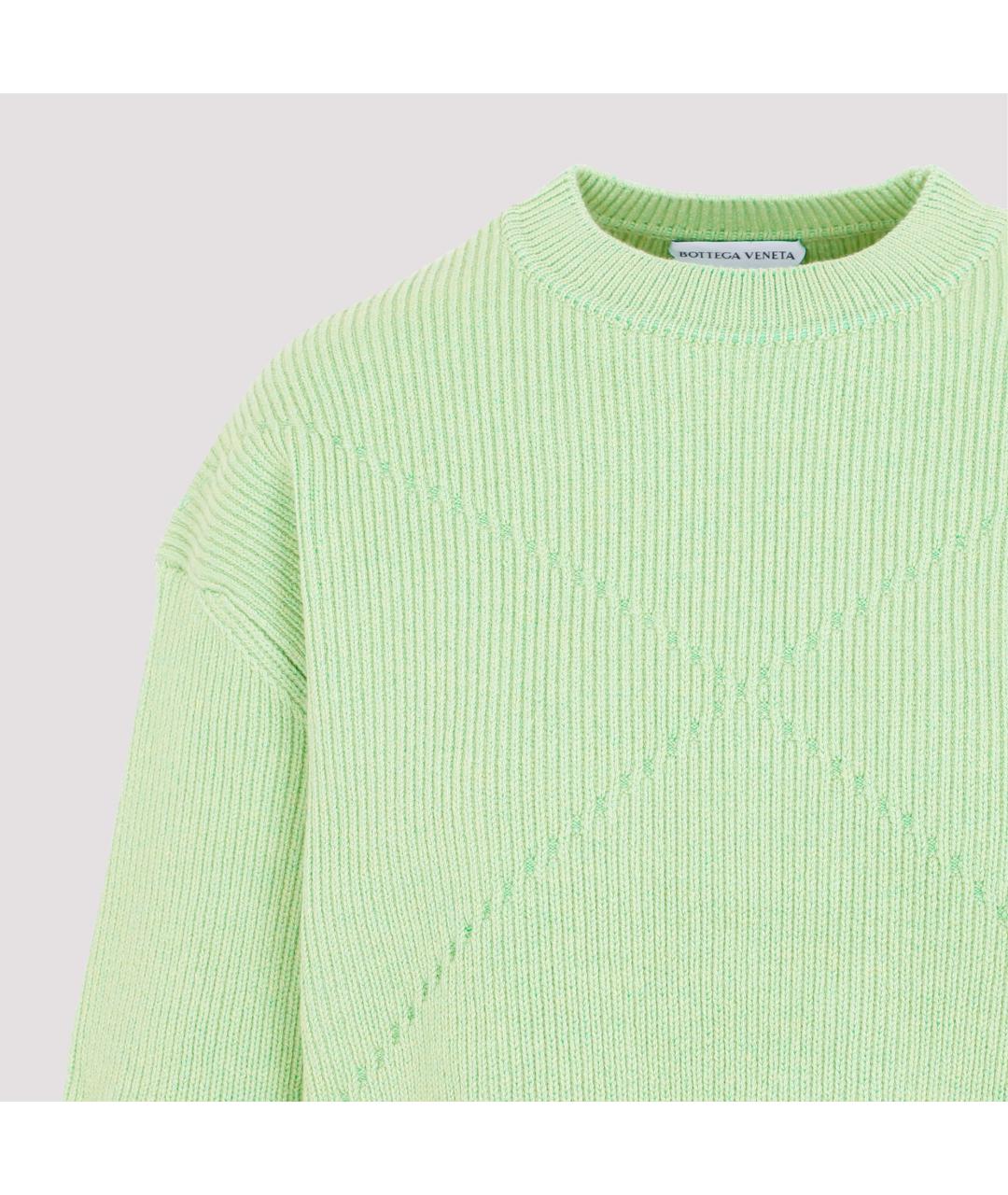BOTTEGA VENETA Зеленый кашемировый джемпер / свитер, фото 5