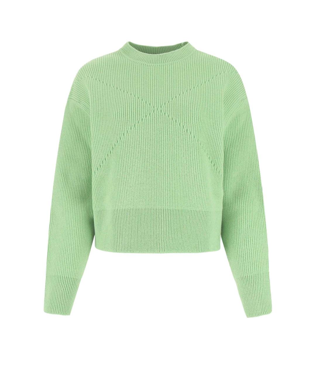 BOTTEGA VENETA Зеленый кашемировый джемпер / свитер, фото 1