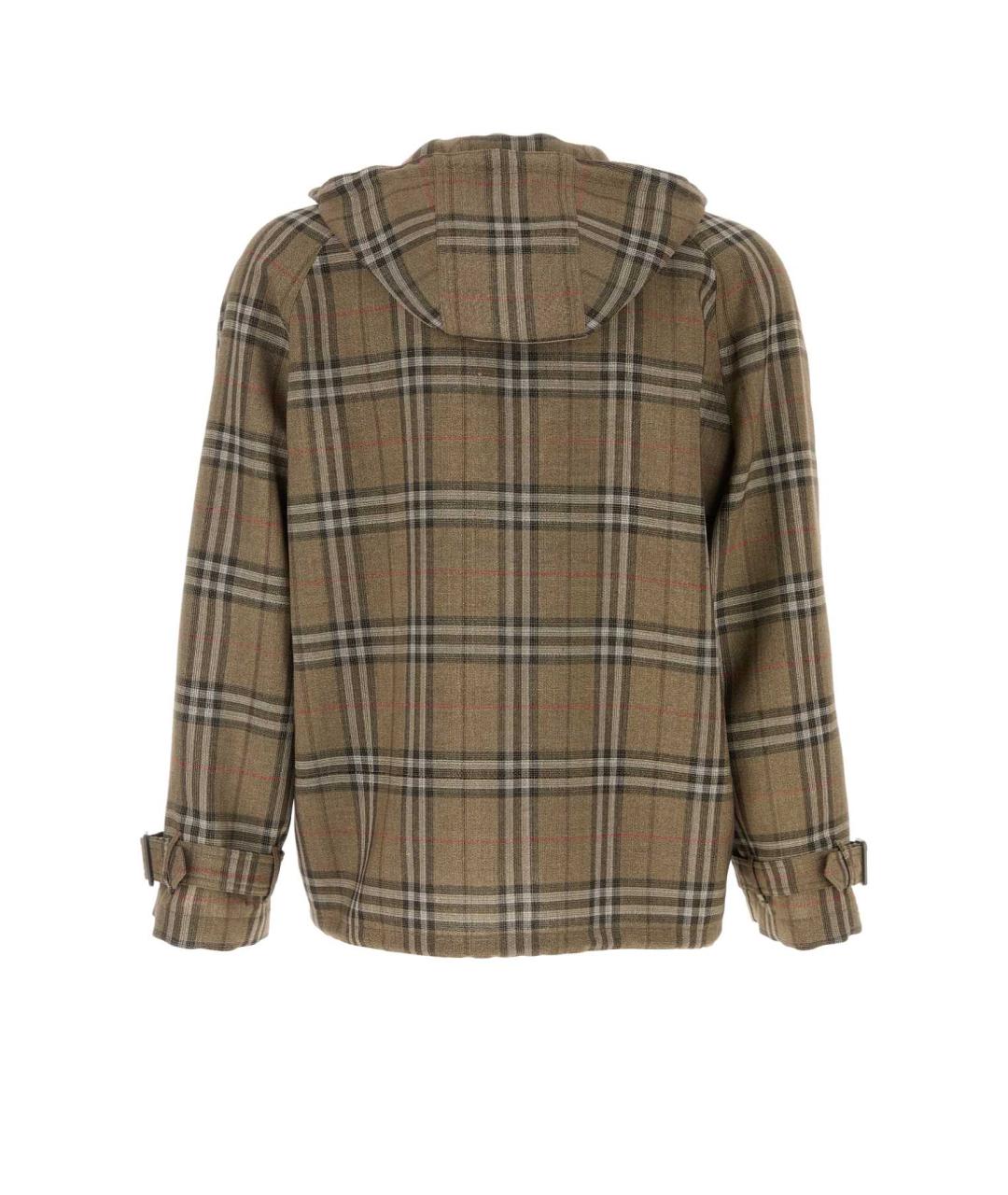BURBERRY Бежевая вискозная куртка, фото 2