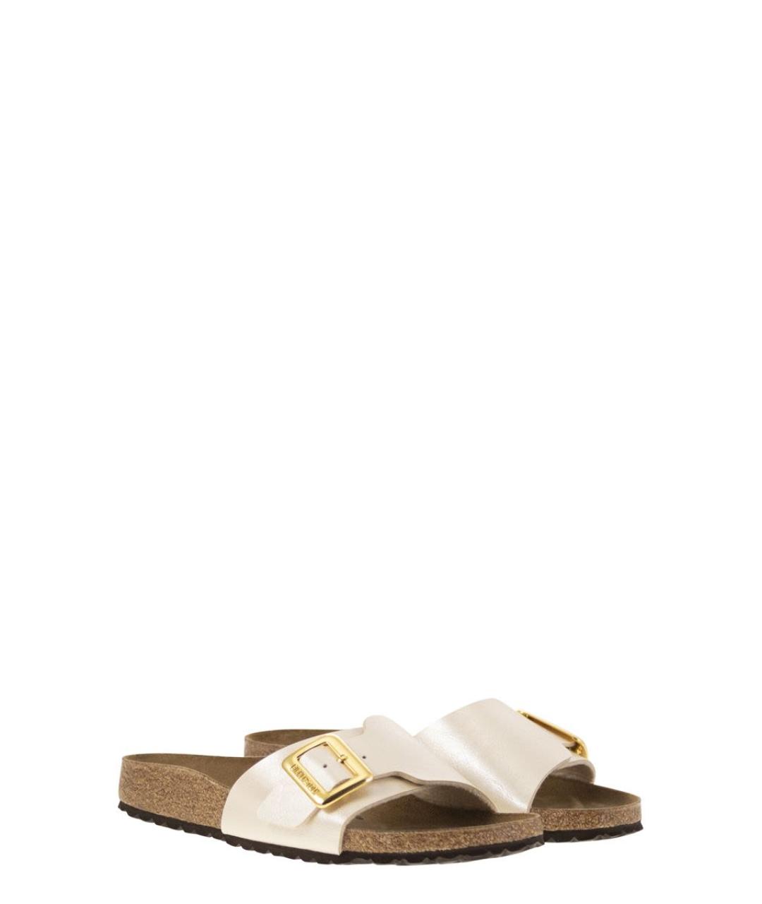 BIRKENSTOCK Бежевые шлепанцы, фото 4