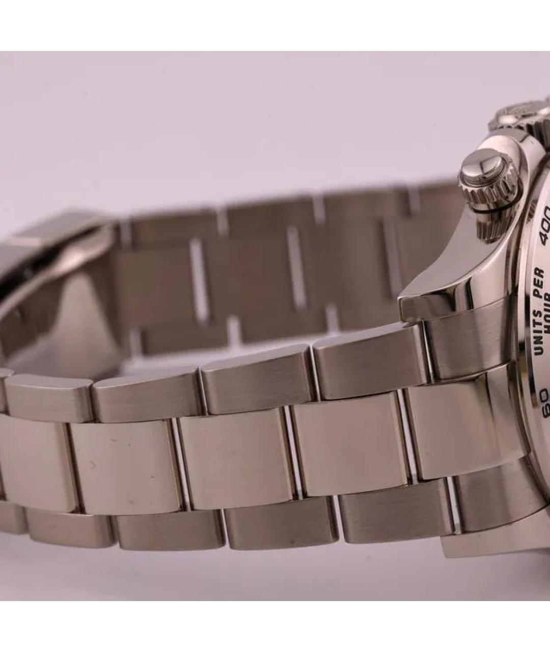 ROLEX Черные часы из белого золота, фото 5
