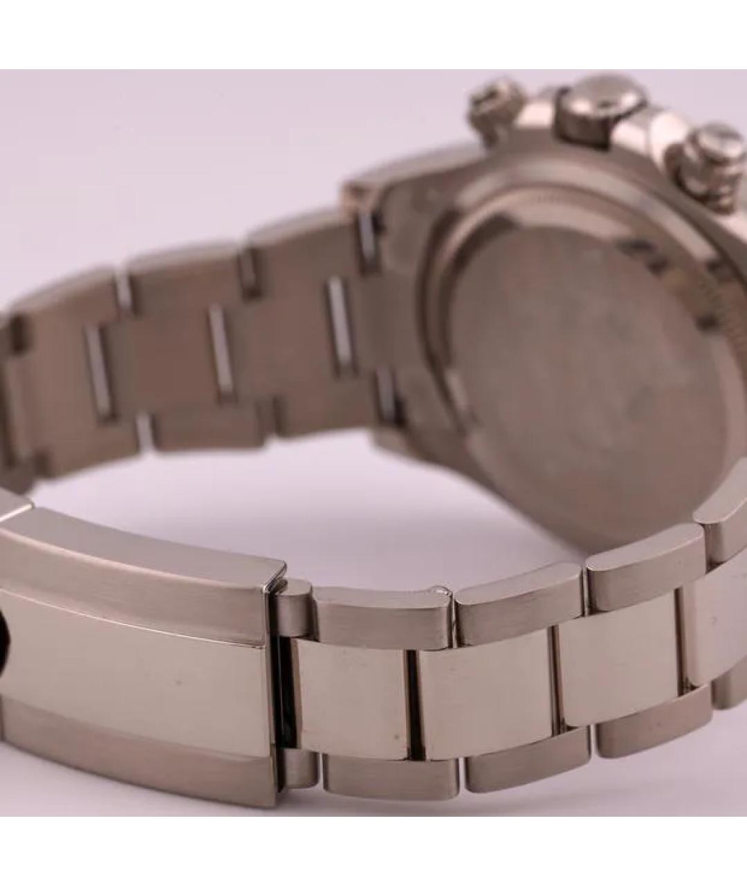ROLEX Черные часы из белого золота, фото 6