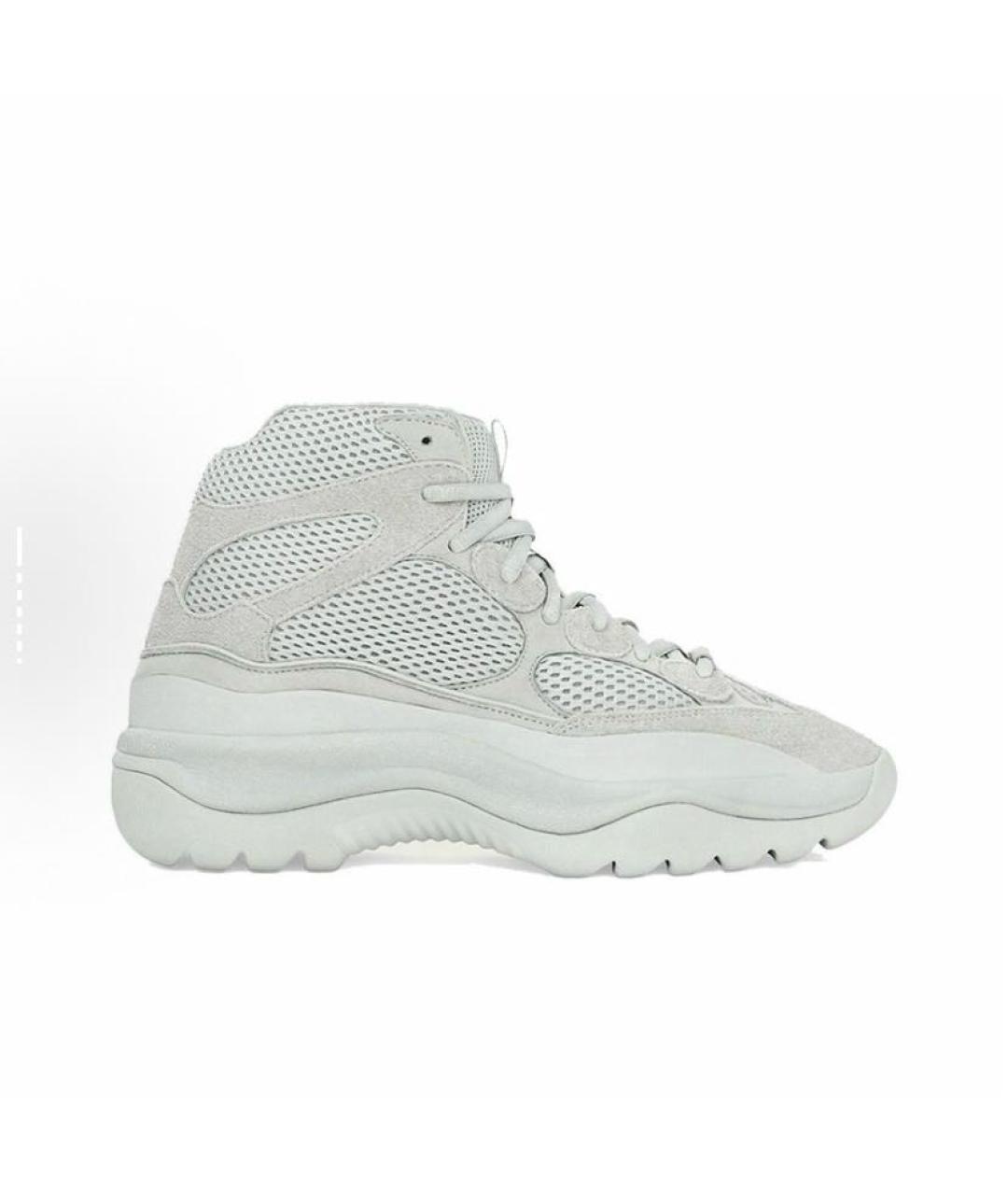 ADIDAS YEEZY Серые замшевые кроссовки, фото 4