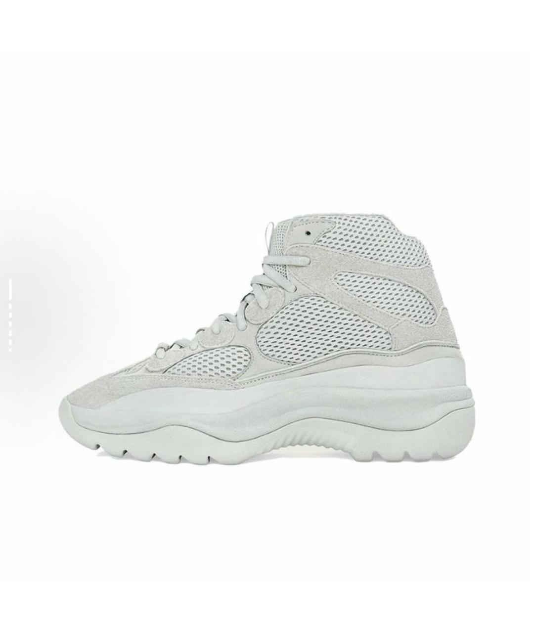 ADIDAS YEEZY Серые замшевые кроссовки, фото 3