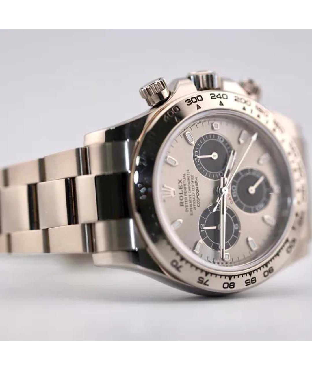 ROLEX Серебряные часы из белого золота, фото 5