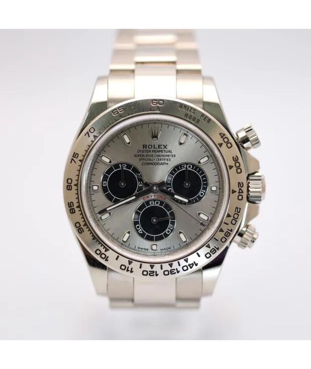ROLEX Серебряные часы из белого золота, фото 7
