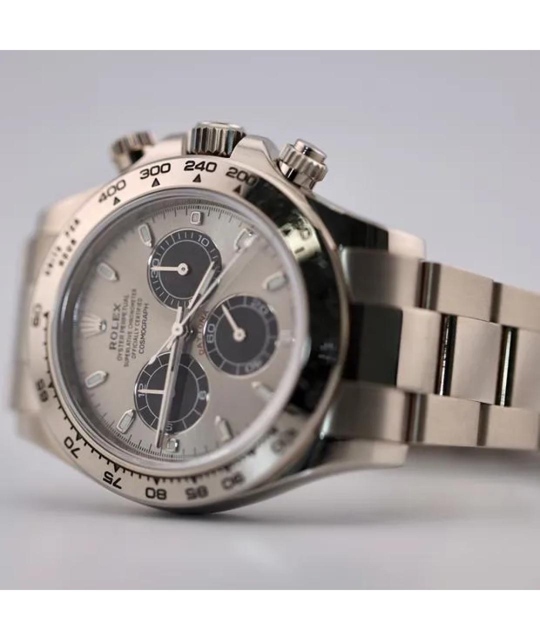 ROLEX Серебряные часы из белого золота, фото 4