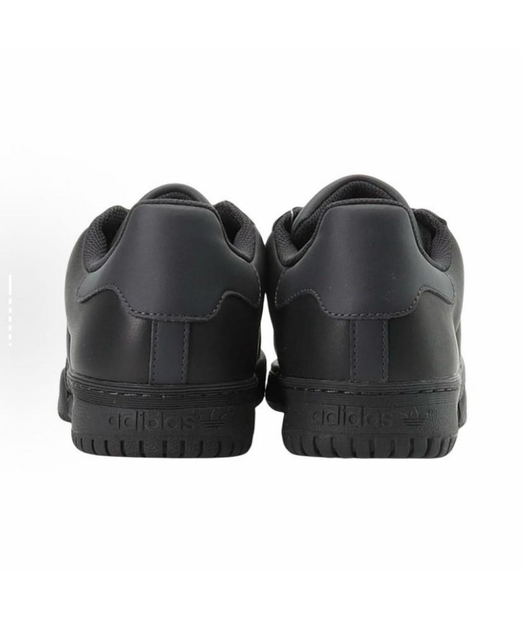 ADIDAS YEEZY Черные кожаные кроссовки, фото 6