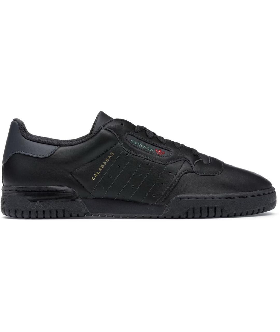 ADIDAS YEEZY Черные кожаные кроссовки, фото 8