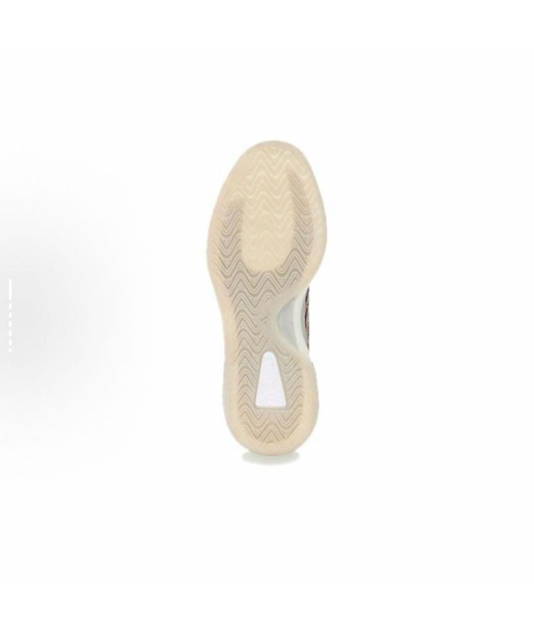 ADIDAS YEEZY Оранжевое текстильные кроссовки, фото 6
