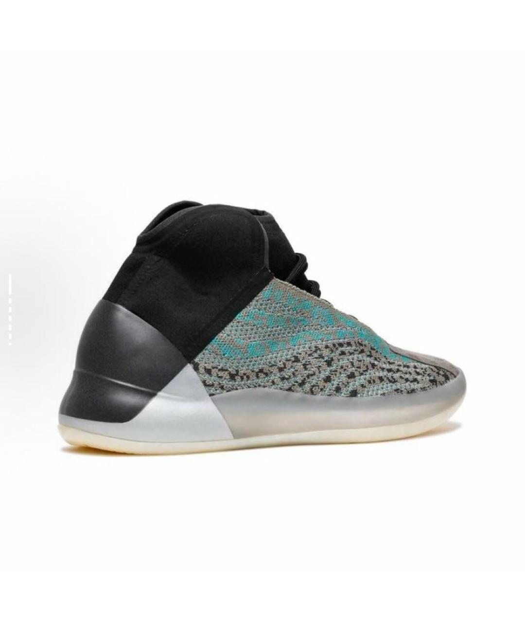 ADIDAS YEEZY Серые текстильные кроссовки, фото 5