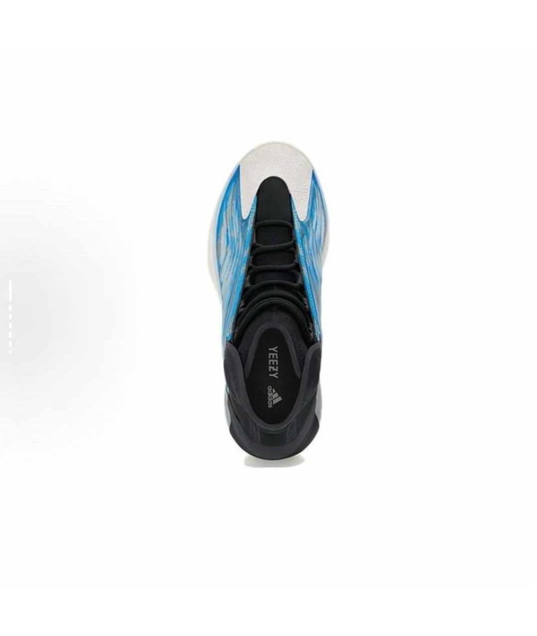 ADIDAS YEEZY Синие текстильные кроссовки, фото 4
