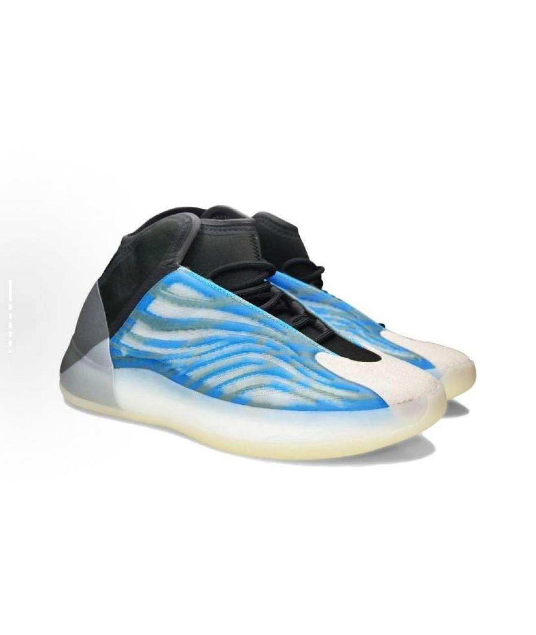 ADIDAS YEEZY Синие текстильные кроссовки, фото 3