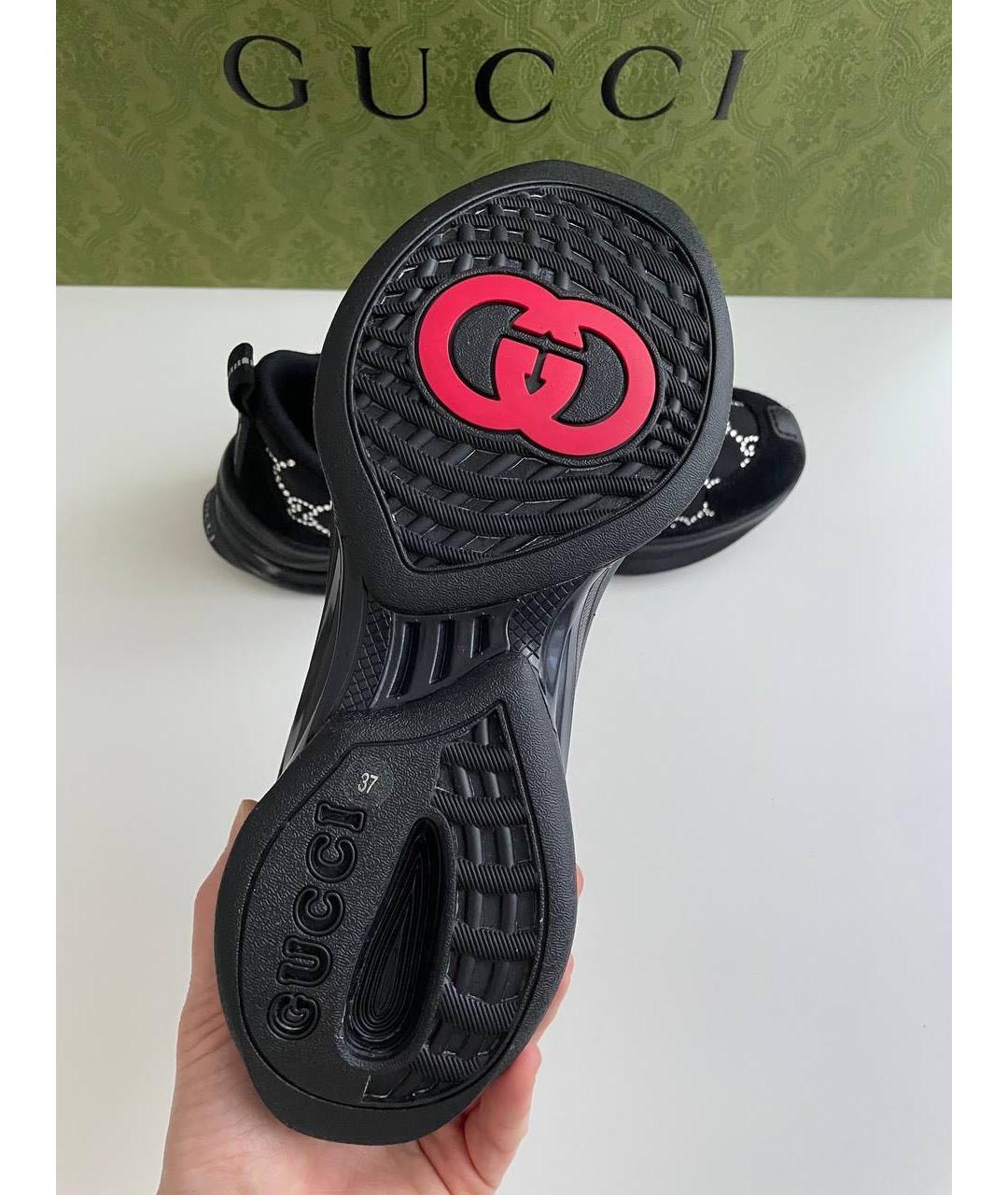 GUCCI Черные кроссовки, фото 5