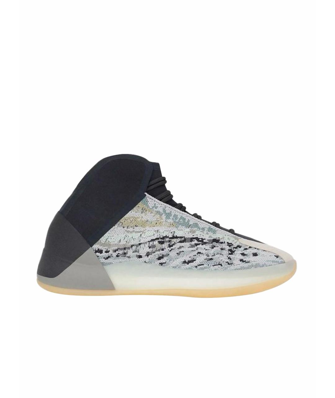 ADIDAS YEEZY Серые текстильные кроссовки, фото 1