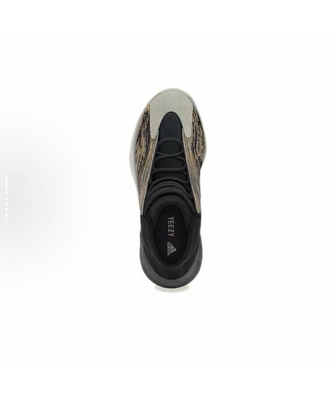 ADIDAS YEEZY Коричневые текстильные кроссовки, фото 5