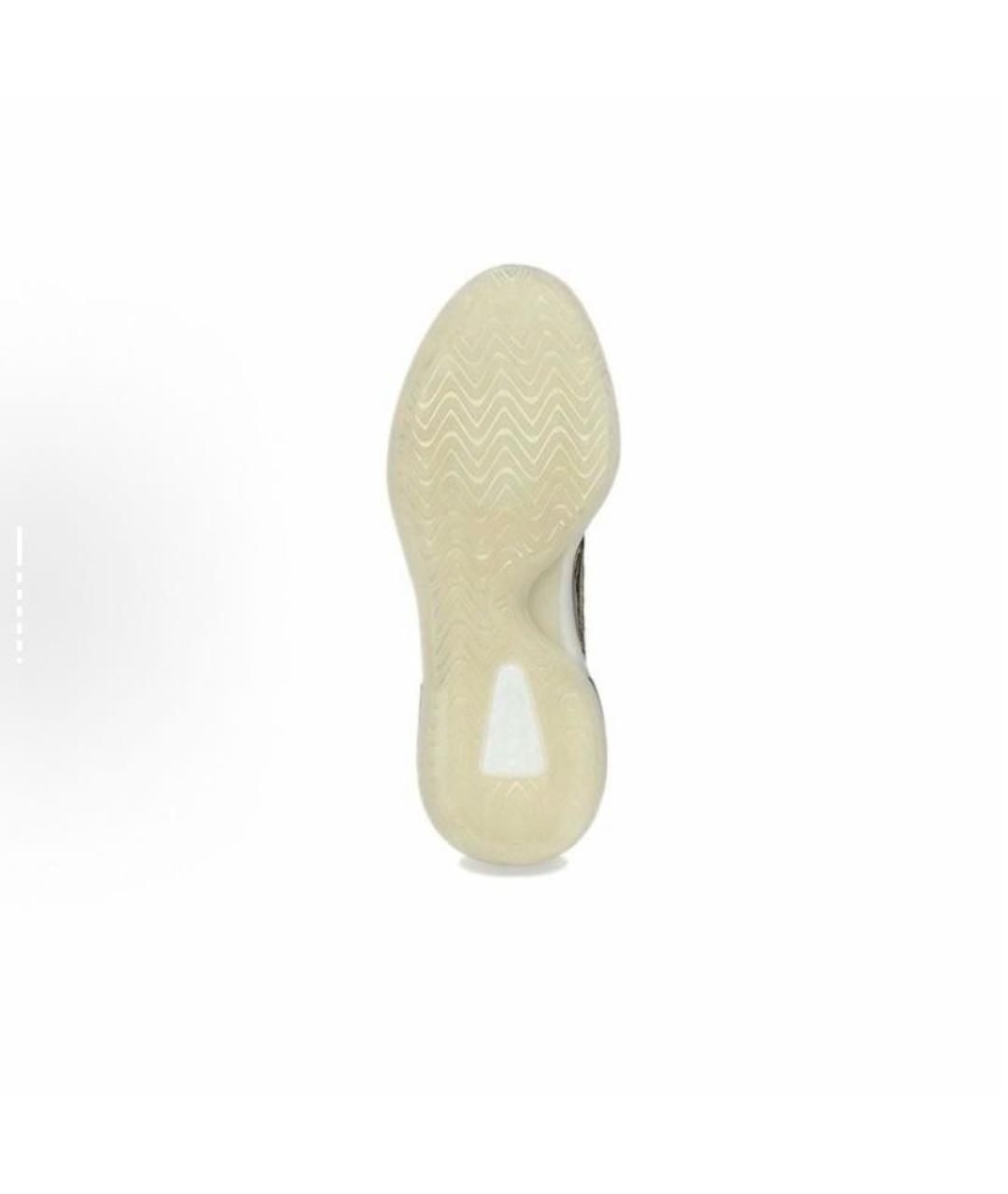 ADIDAS YEEZY Коричневые текстильные кроссовки, фото 6