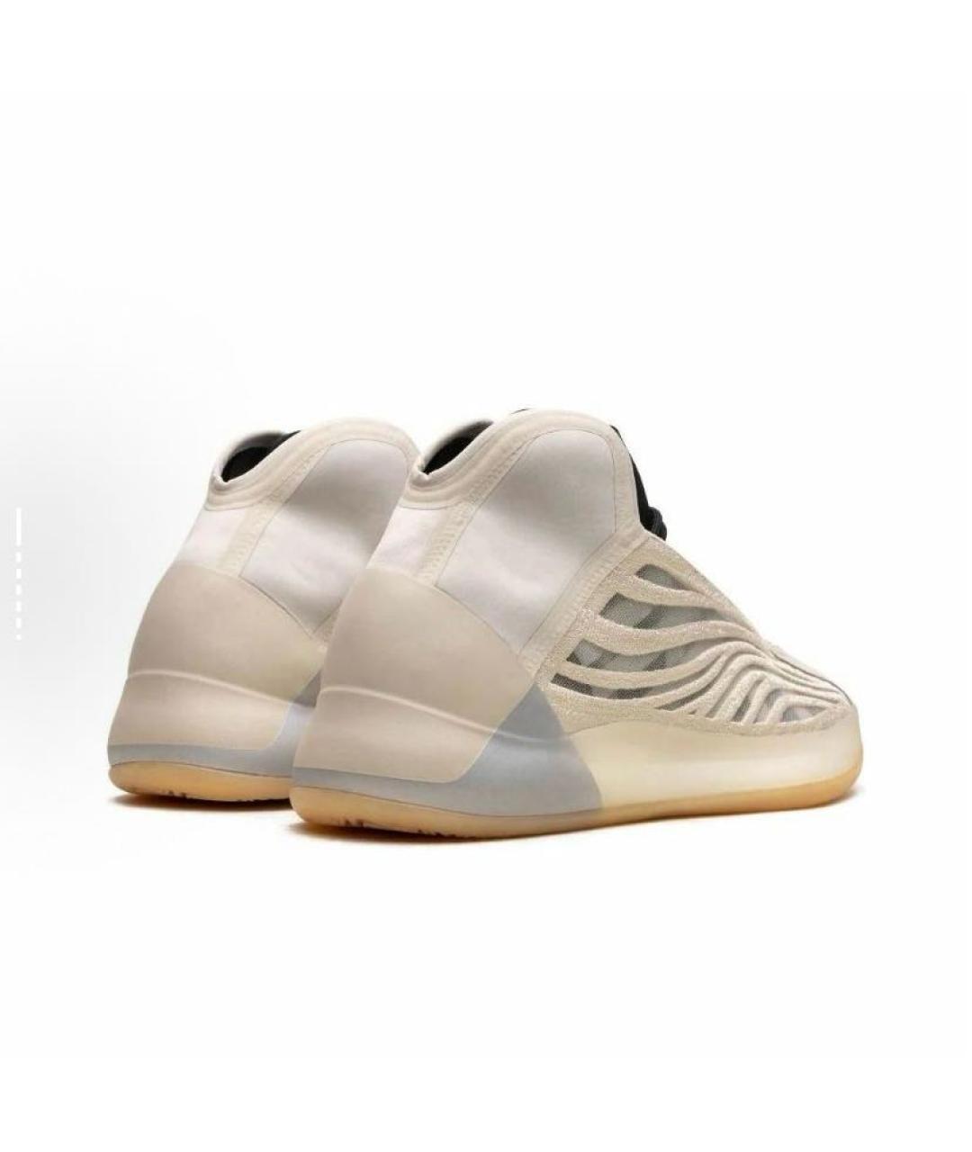 ADIDAS YEEZY Бежевые текстильные кроссовки, фото 6