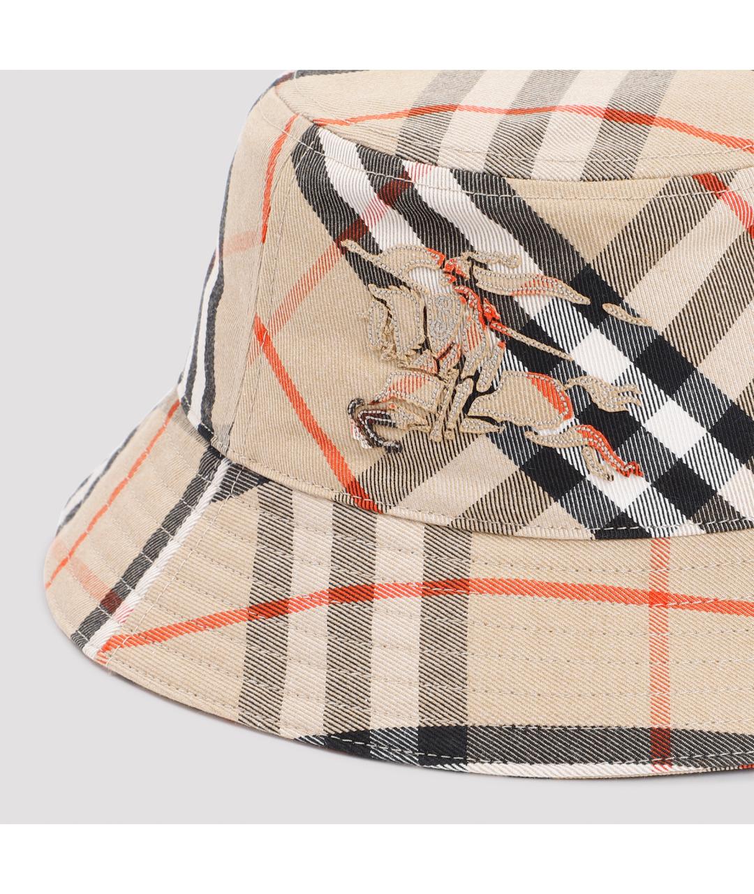BURBERRY Бежевая синтетическая шляпа, фото 2