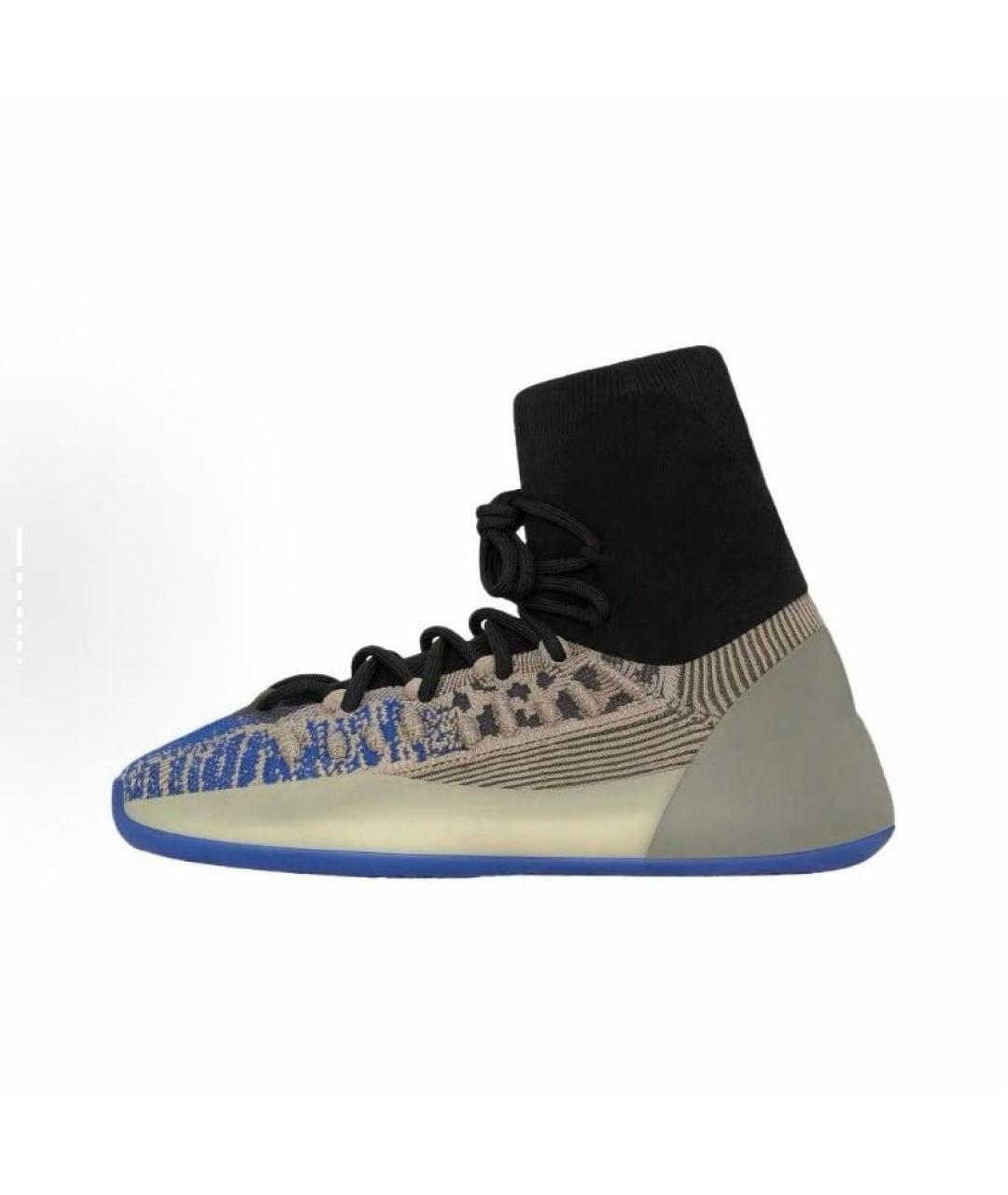 ADIDAS YEEZY Мульти текстильные кроссовки, фото 3