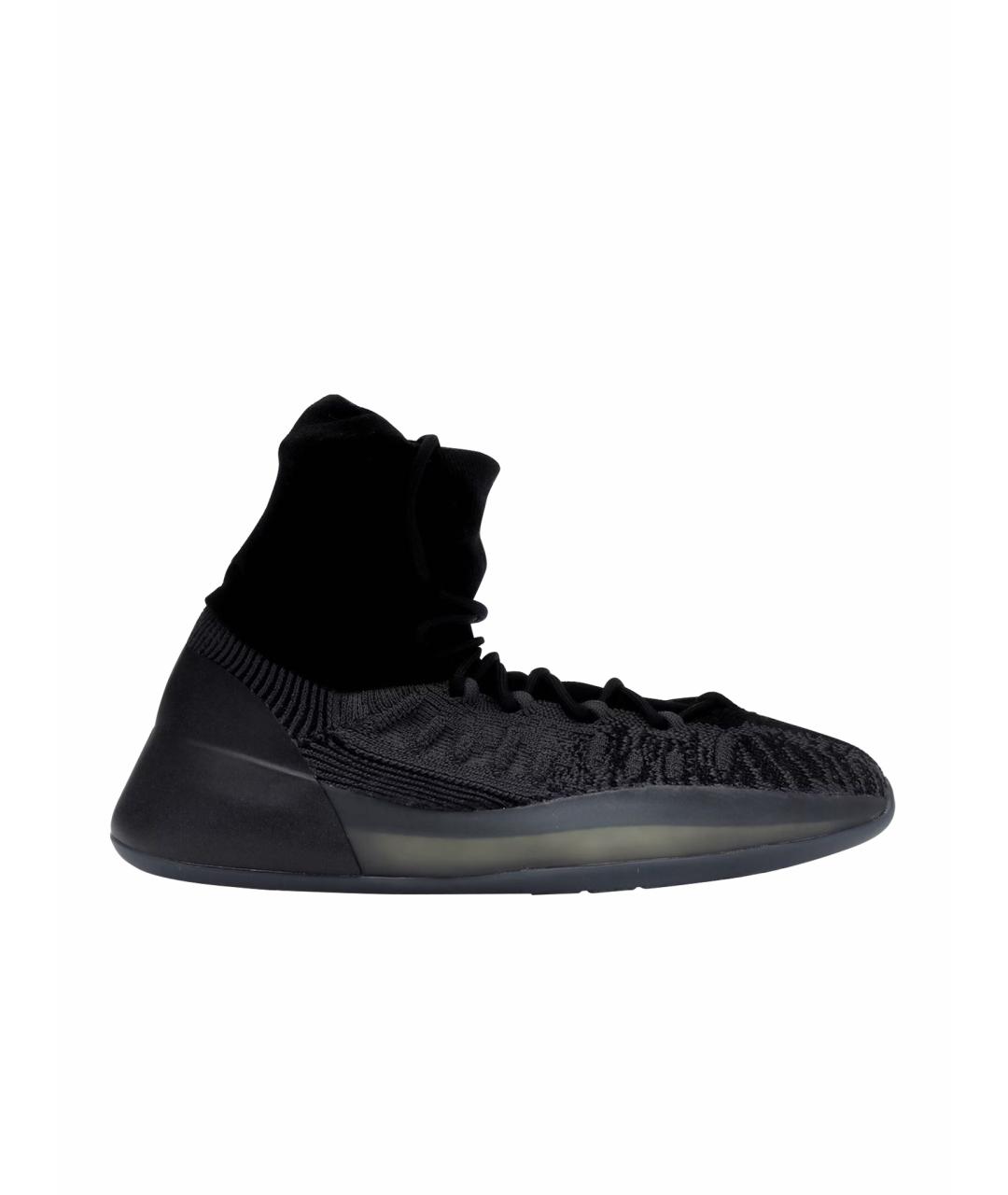 ADIDAS YEEZY Черные текстильные кроссовки, фото 1