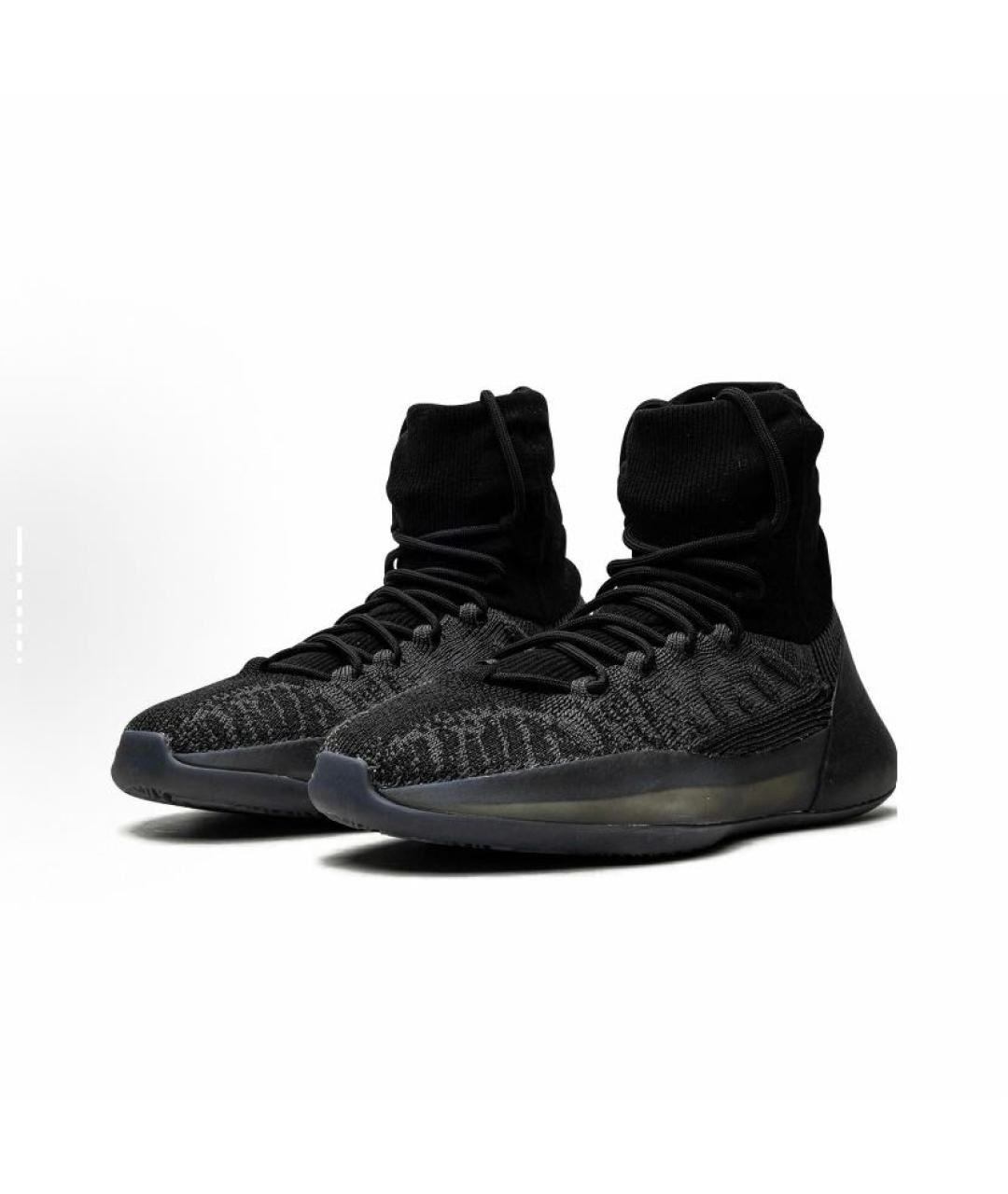 ADIDAS YEEZY Черные текстильные кроссовки, фото 5