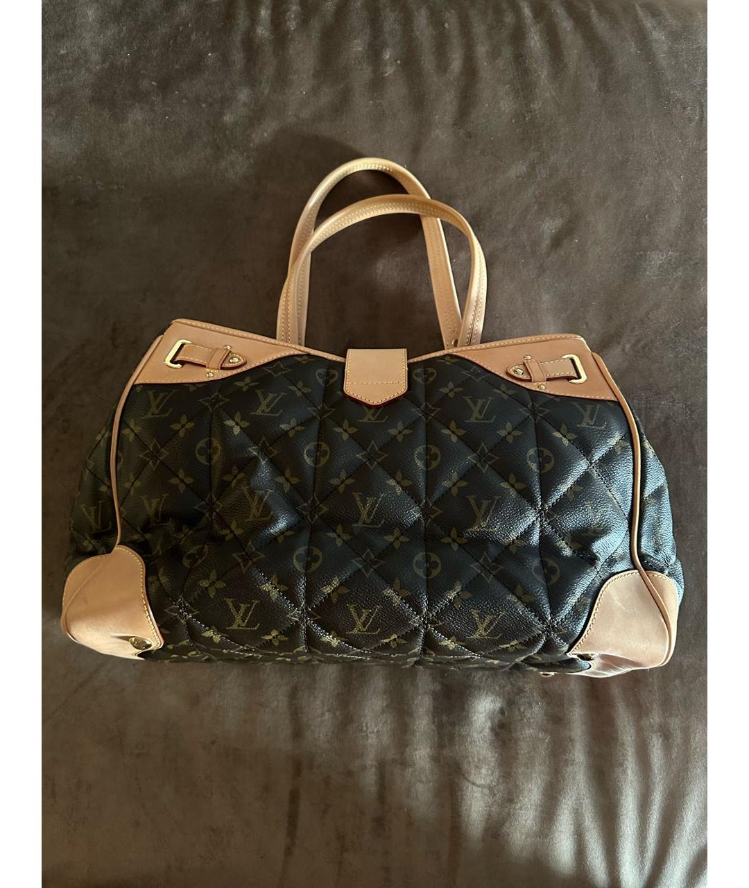 LOUIS VUITTON Коричневая сумка тоут, фото 6