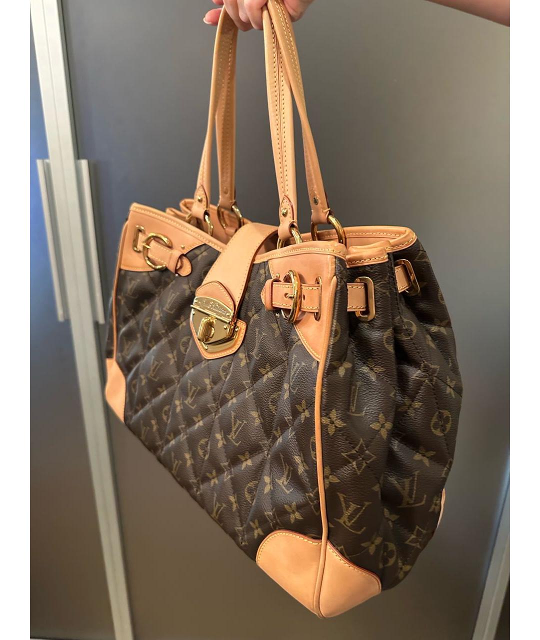 LOUIS VUITTON Коричневая сумка тоут, фото 2