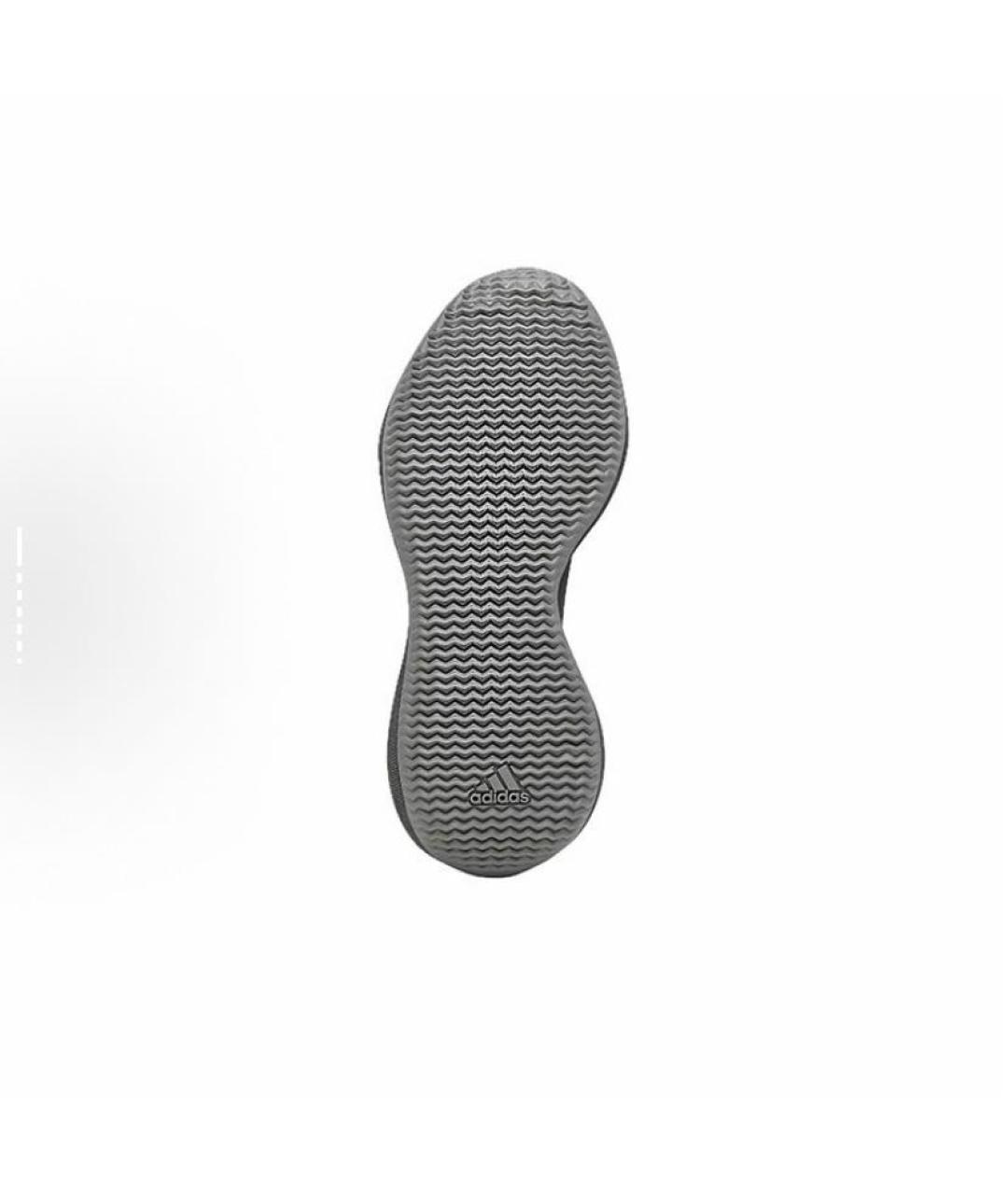 ADIDAS YEEZY Антрацитовые текстильные кроссовки, фото 7