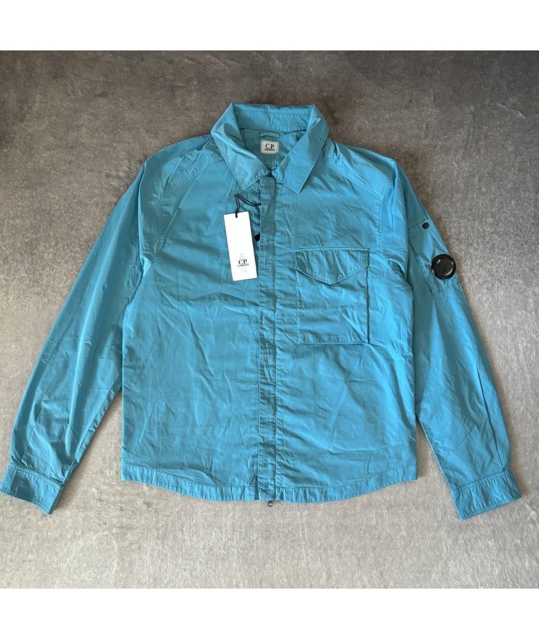 CP COMPANY Бирюзовая полиамидовая куртка, фото 9
