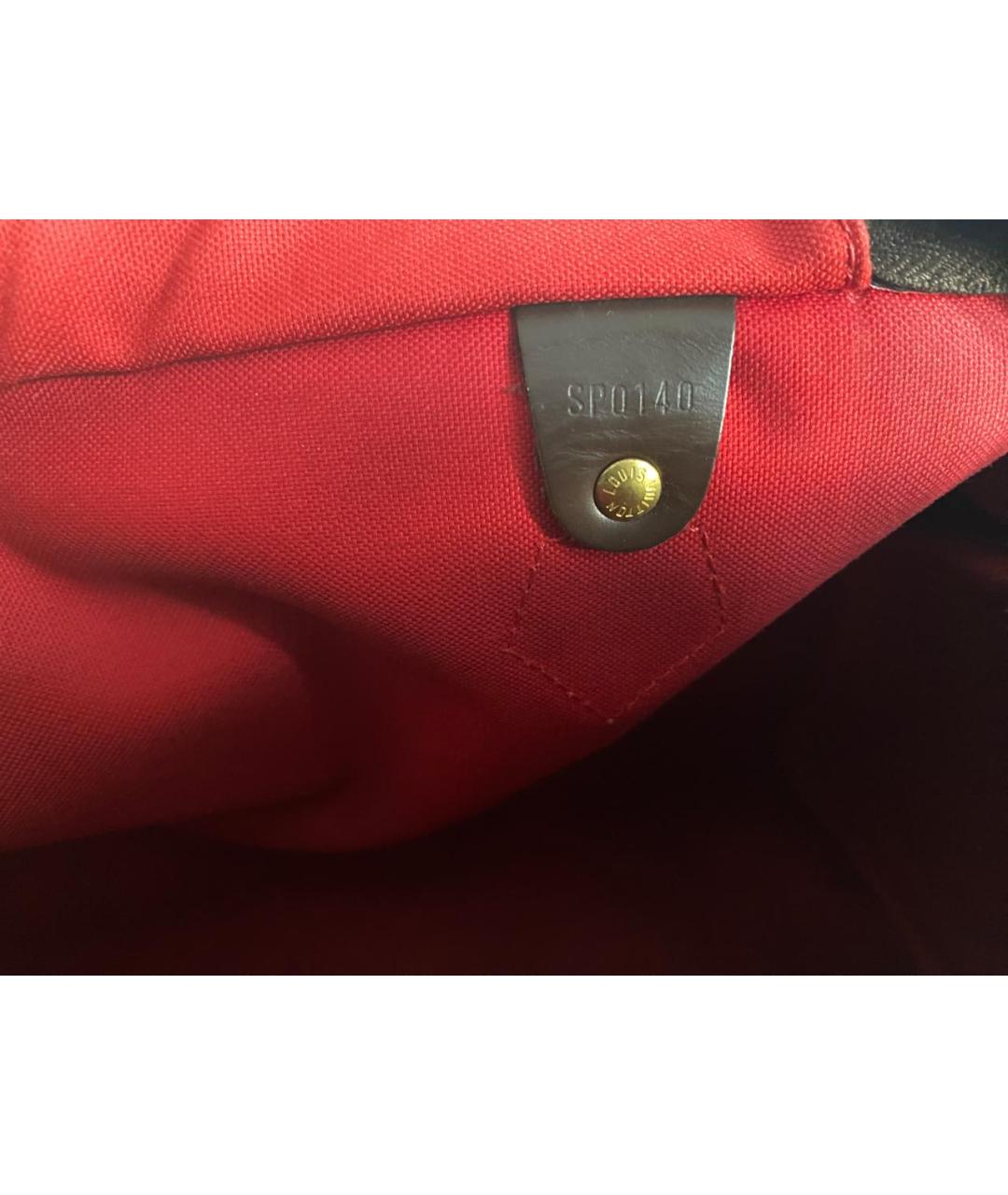 LOUIS VUITTON Коричневая сумка с короткими ручками, фото 8