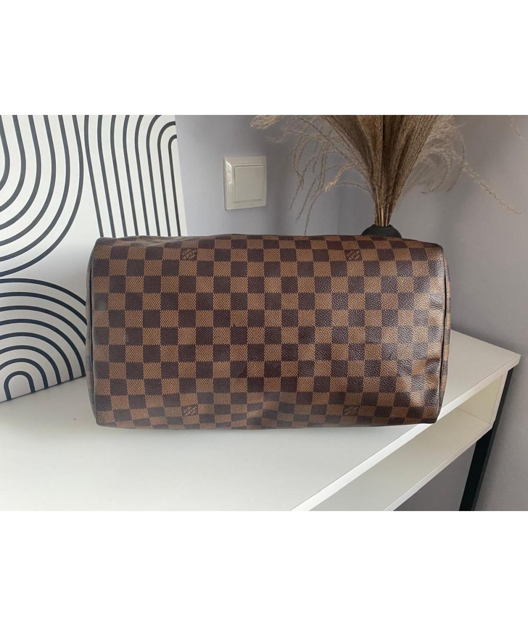 LOUIS VUITTON Коричневая сумка с короткими ручками, фото 3