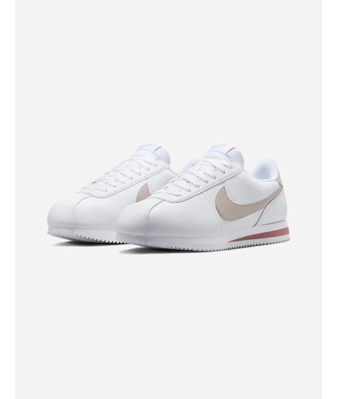 NIKE Белые кожаные кроссовки, фото 1